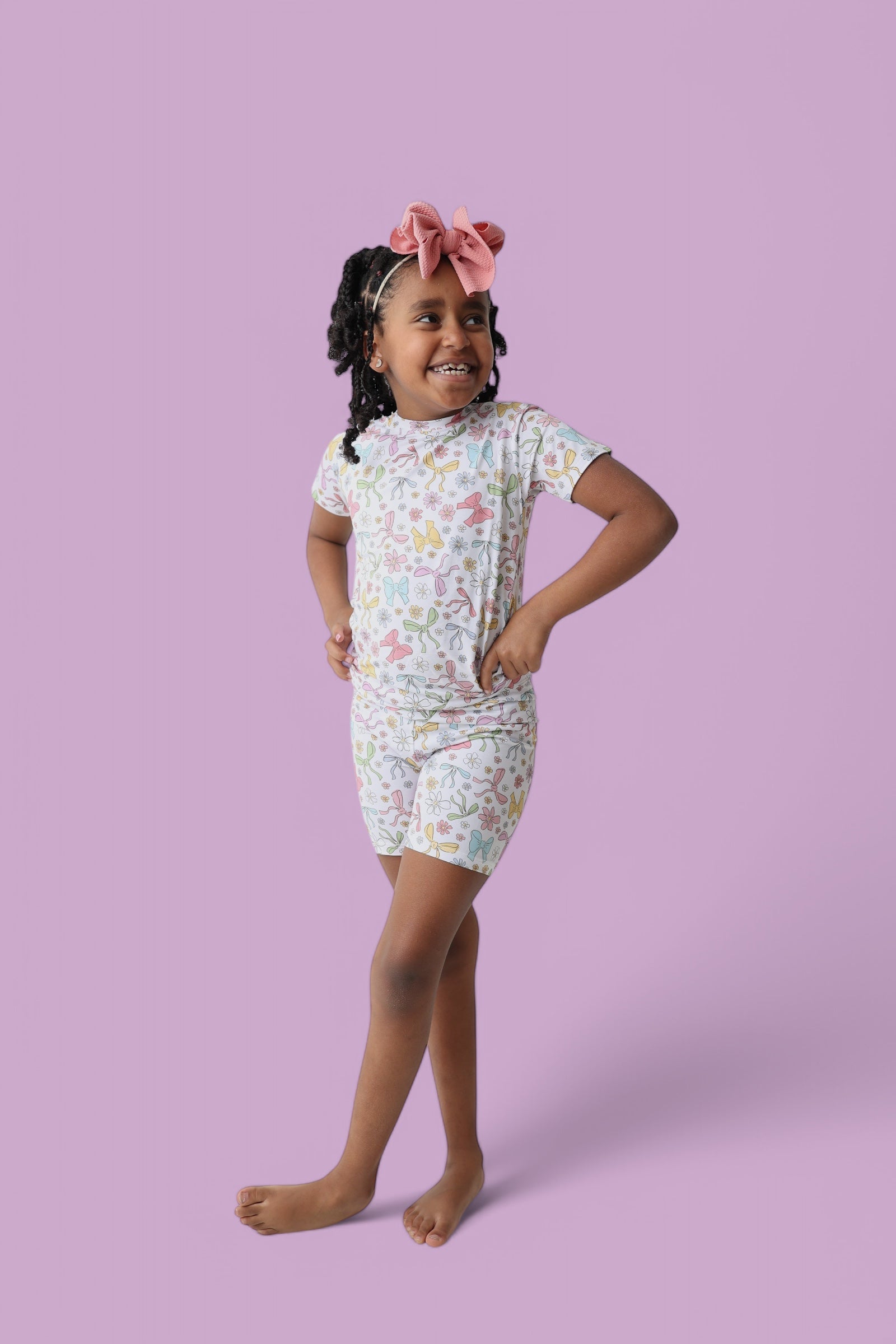 Bow Garden Dream Short Set