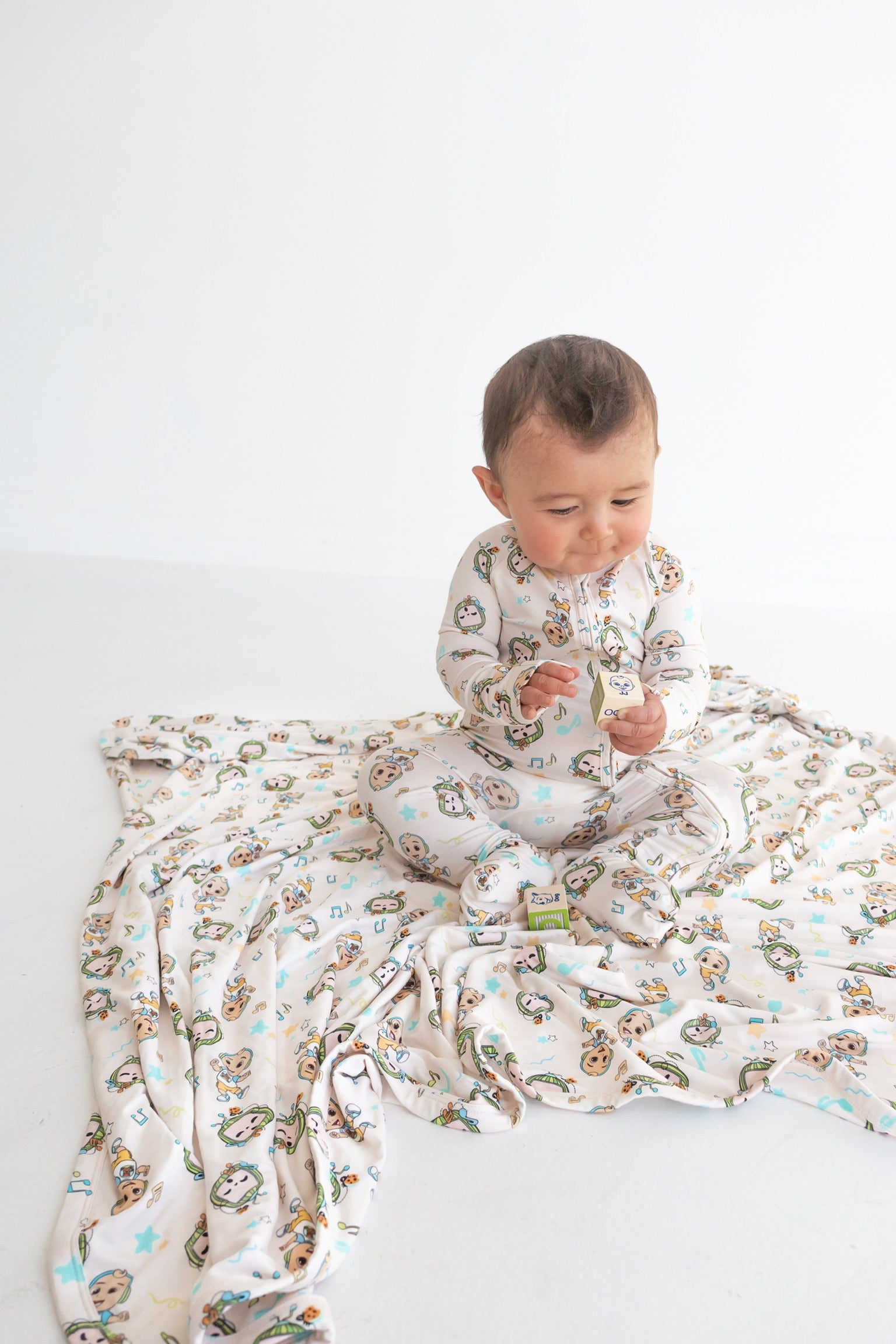 Dream Big Little Co X Cocomelon Jj Musical Melon Dream Romper