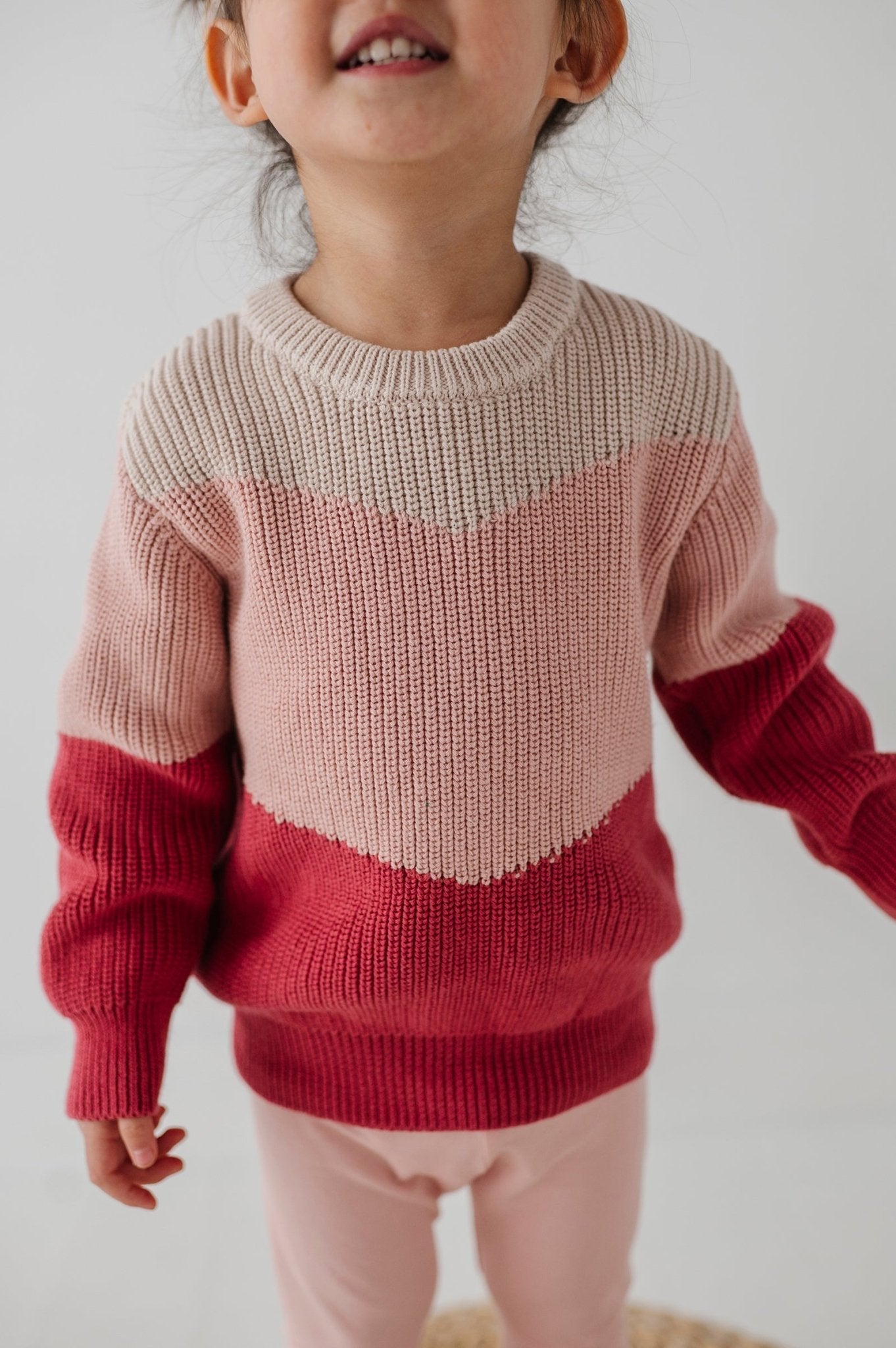 Colorblock Knit Sweater