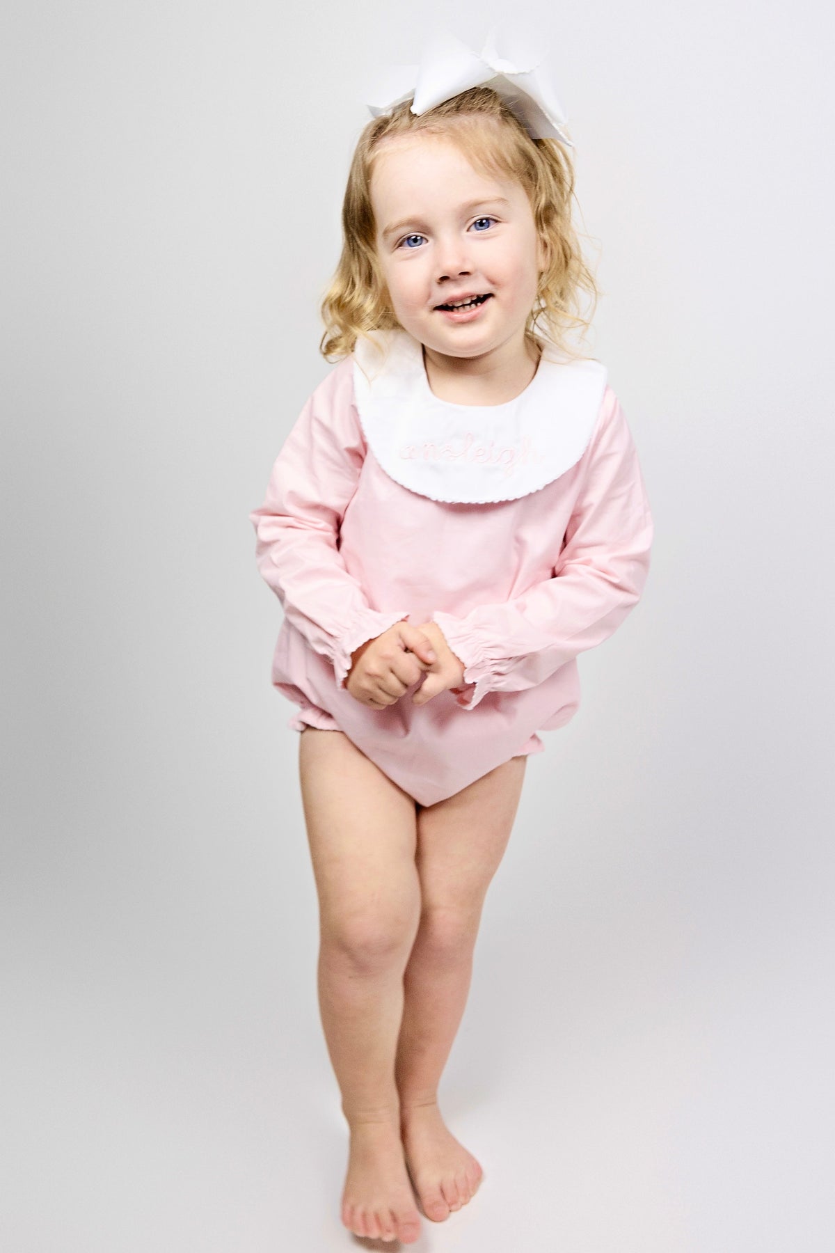 Girls Long Sleeve Bishop Bubble