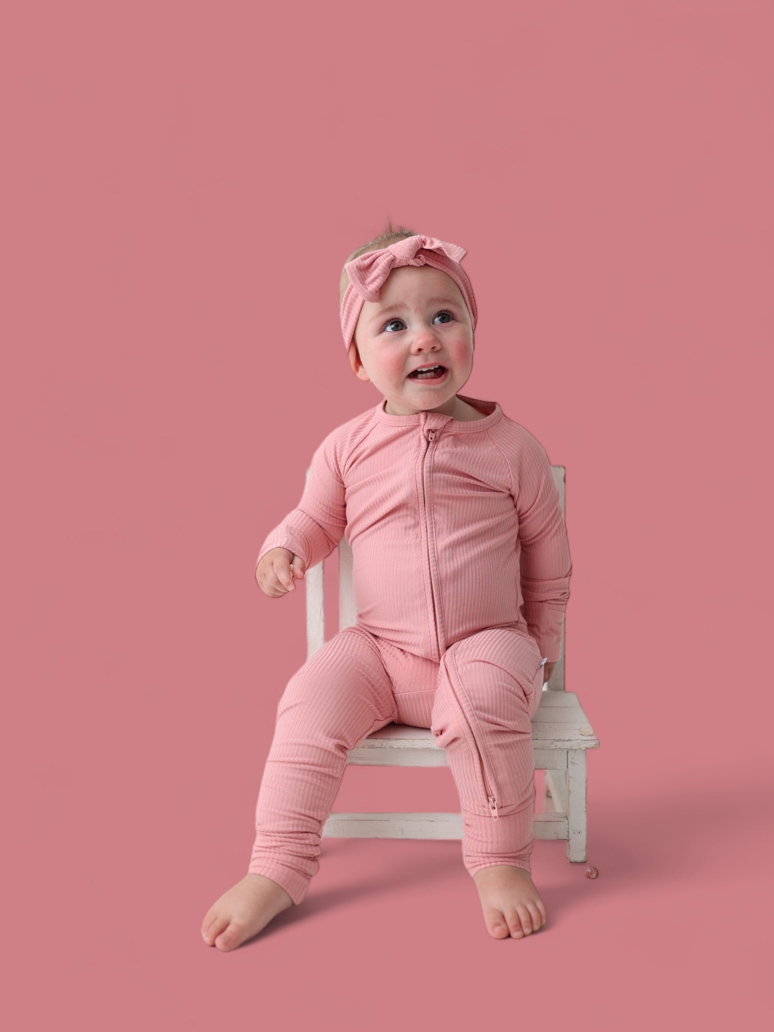 Mauve Rib Dream Romper