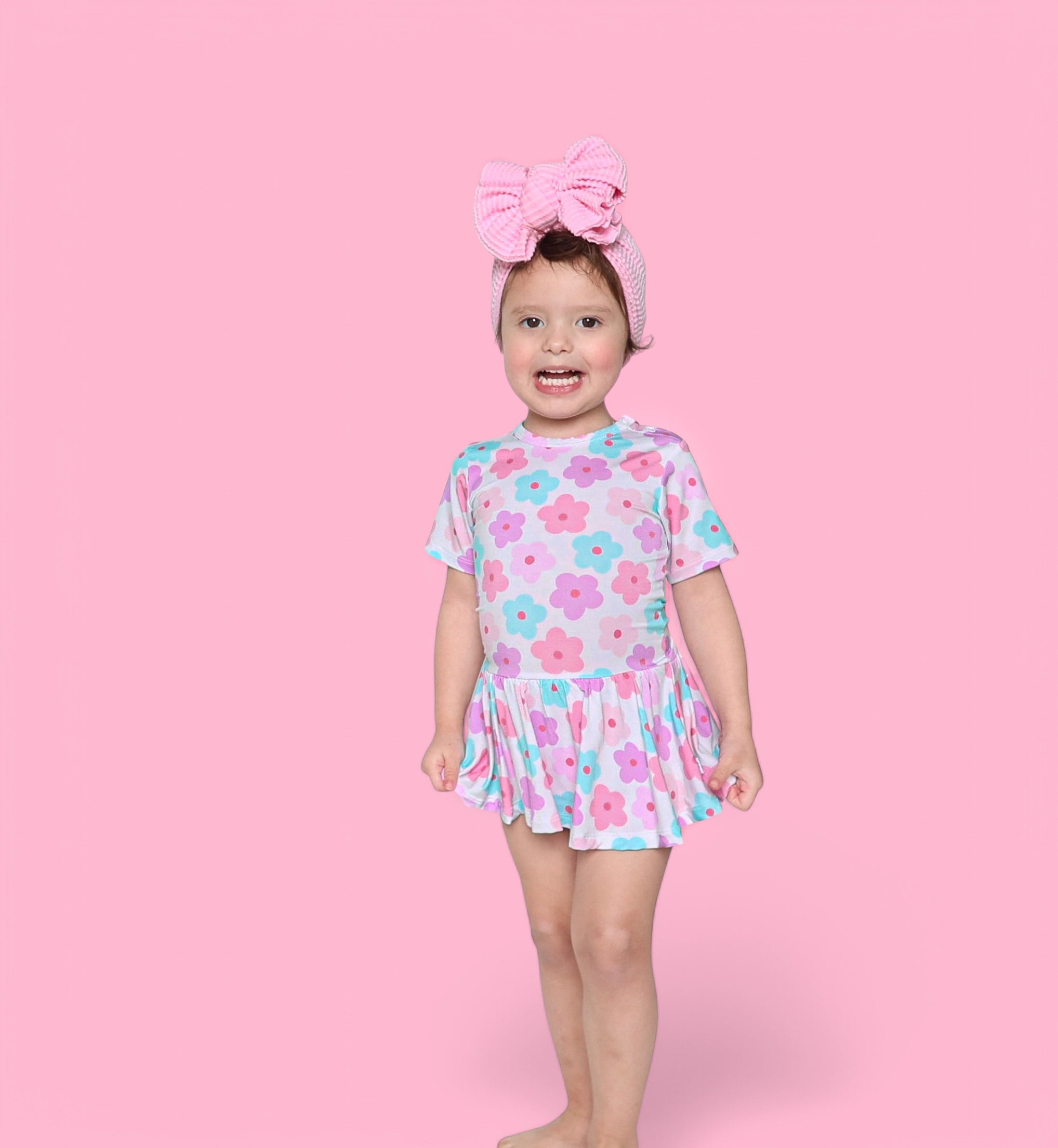 Violet Fields Dream Bodysuit Dress