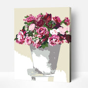 Flowers Bouquet – Paint By Numbers Kit | Artwille | 14x18 Inch Canvas
