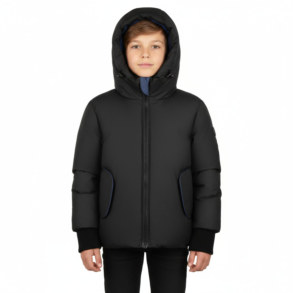 Pramie Blue Contrast Jacket (18m–16y) | Stylish Lightweight Kids’ Outerwear