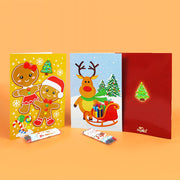 Christmas Holidays Coloring Books With Crayons - Set Of 6 Or 12