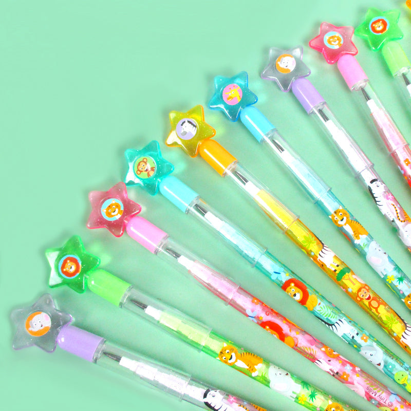 Safari Wild Life Multi Point Pencils