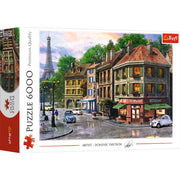 Red 6000 Piece Puzzle - Street Of Paris / Mgl