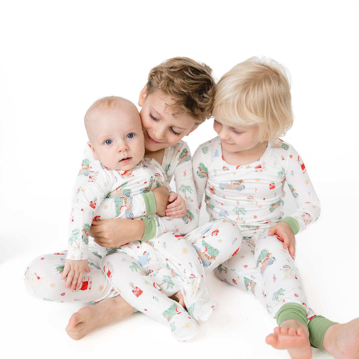 Beach Christmas -long Sleeve Loungewear Set