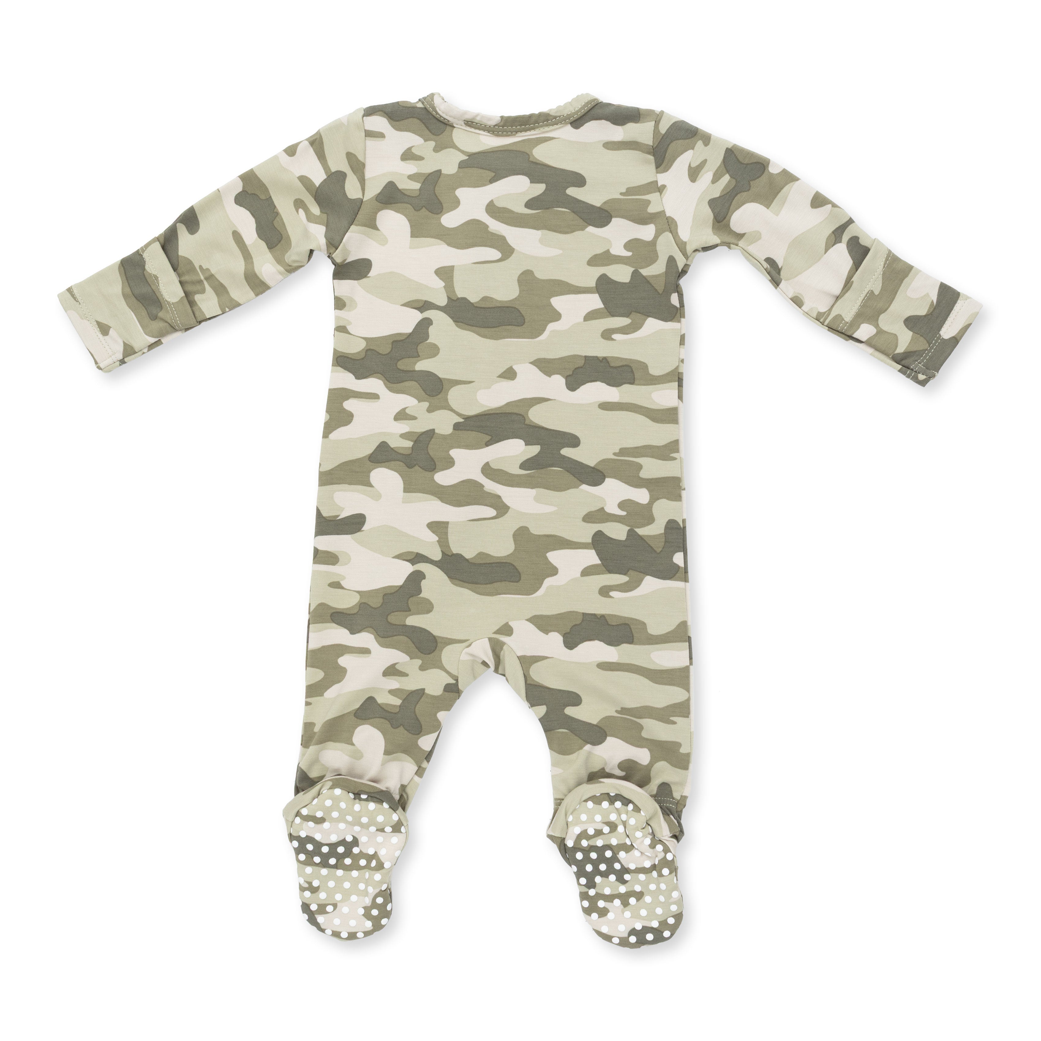 Camo - 2 Way Zipper Footie