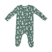 Christmas Dogs Uni - 2 Way Zipper Footie