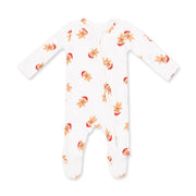 Simple Gingerbread - 2 Way Zipper Footie