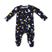 Halloween Skeleton Buddies - 2 Way Zipper Footie