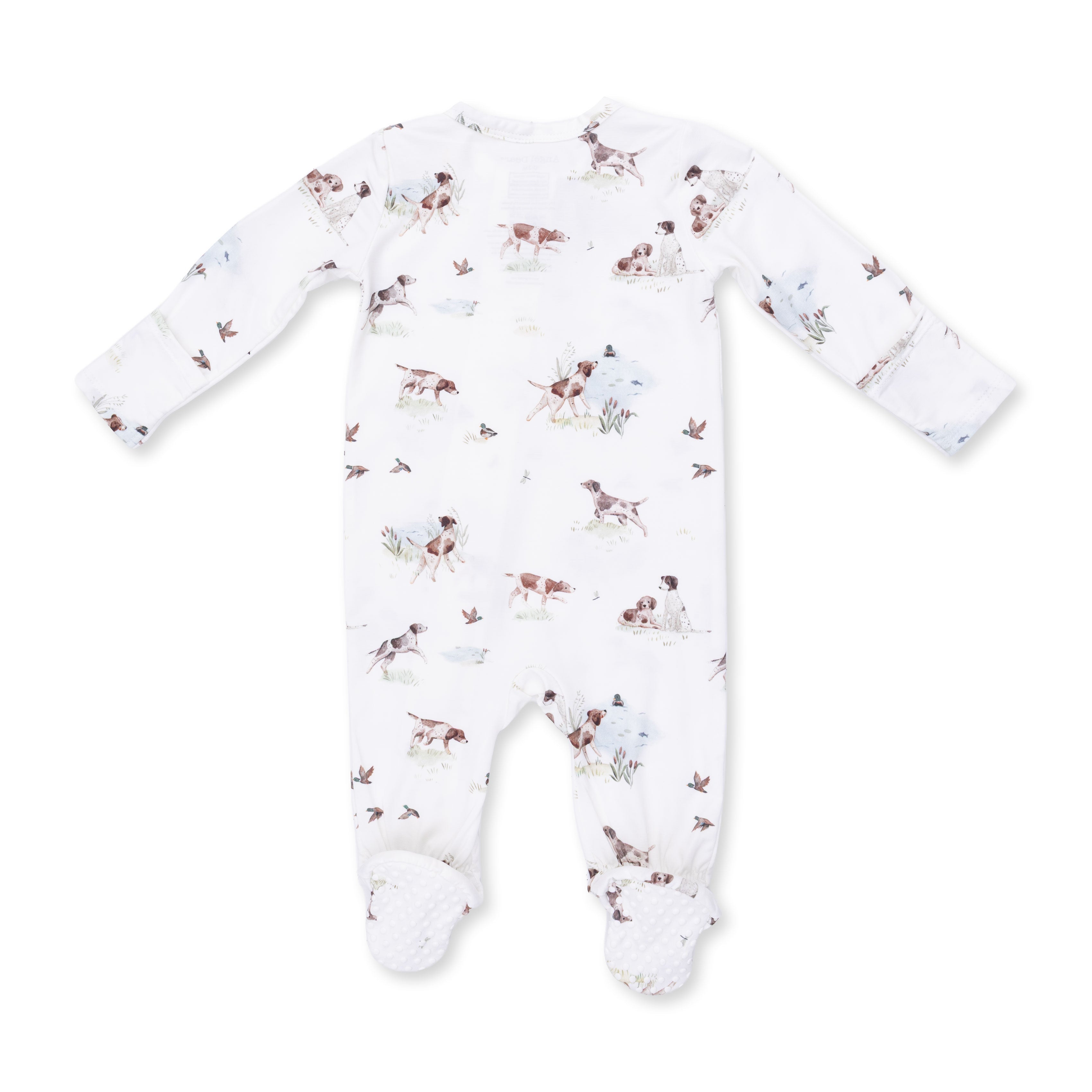 Pointer Pups And Duck Buddies - 2 Way Zipper Footie