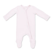 Solid Mauve Morn - 2 Way Zipper Footie