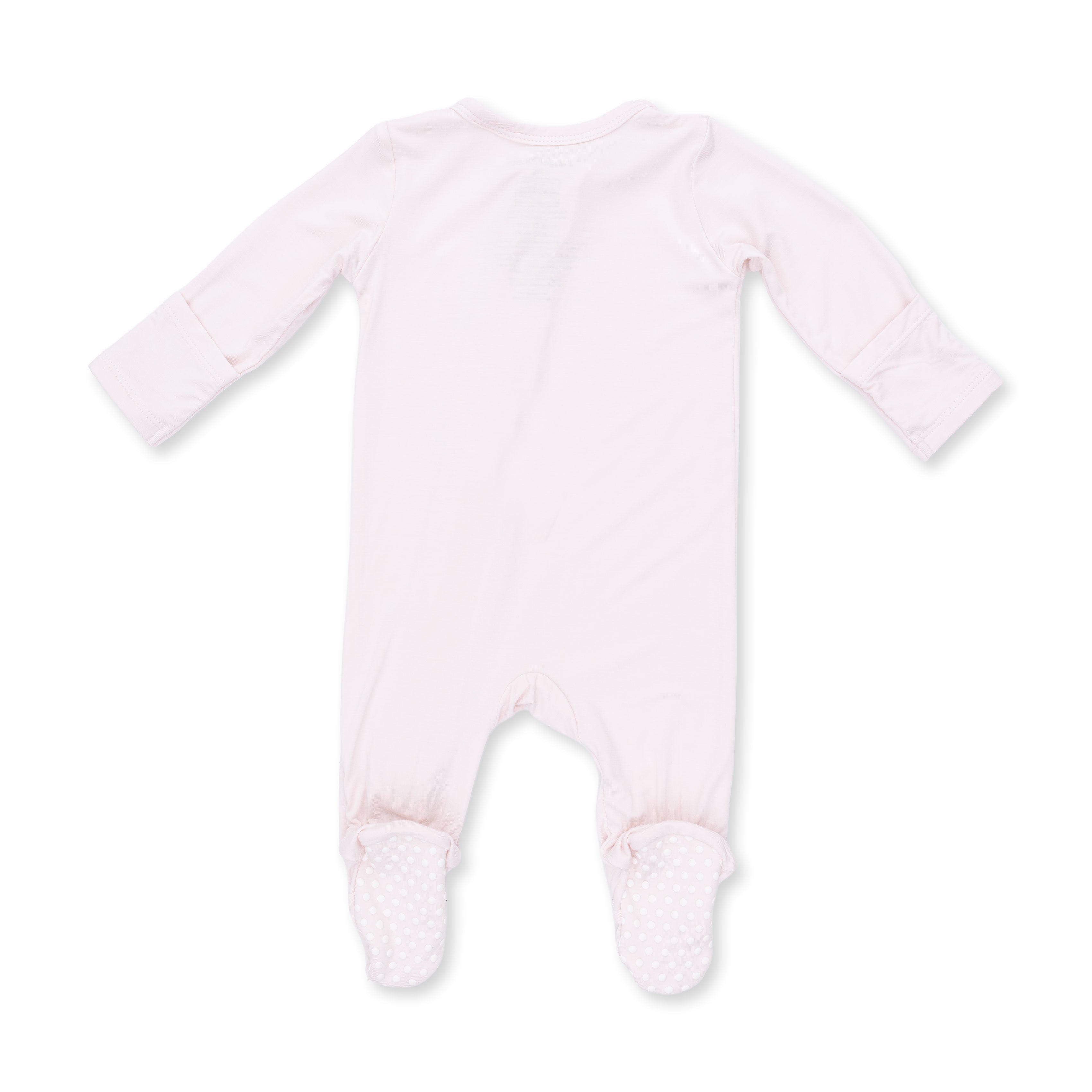 Solid Mauve Morn - 2 Way Zipper Footie