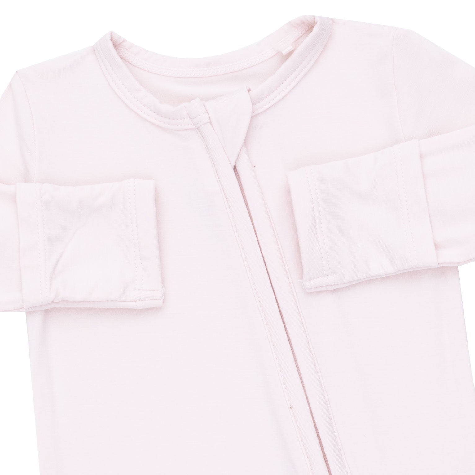 Solid Mauve Morn - 2 Way Zipper Footie