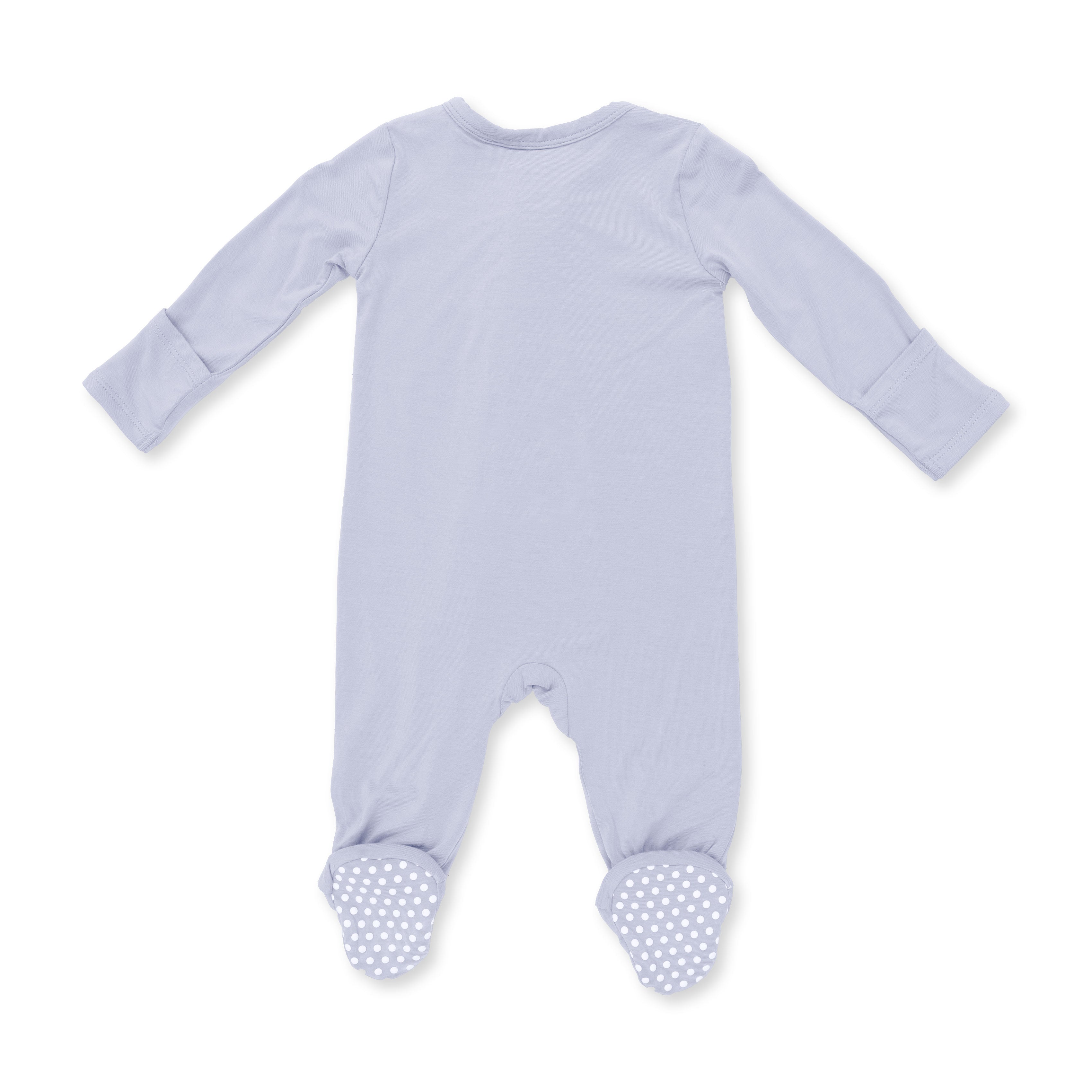Solid Secret Spaces - 2 Way Zipper Footie