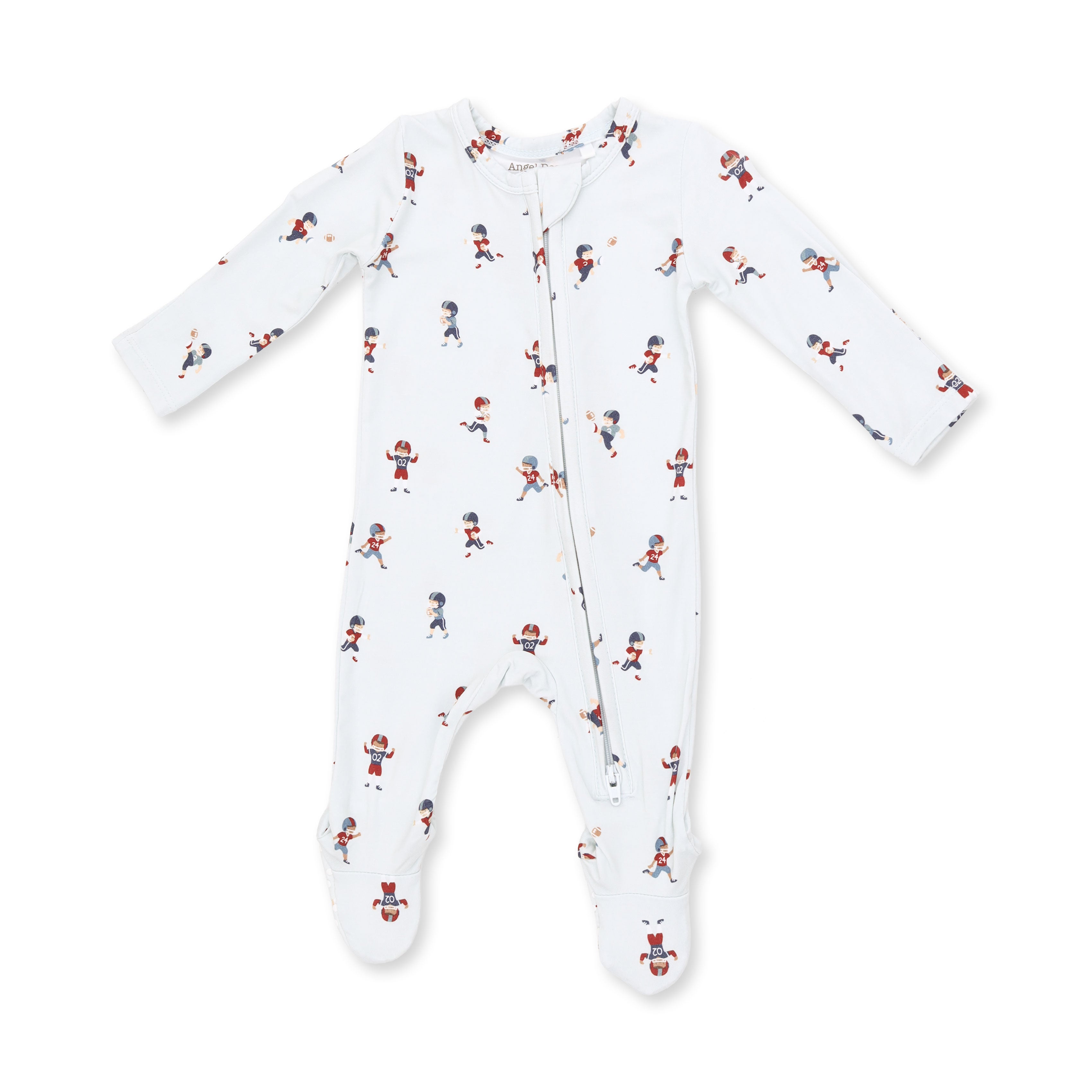 Tiny Footballers - 2 Way Zipper Footie