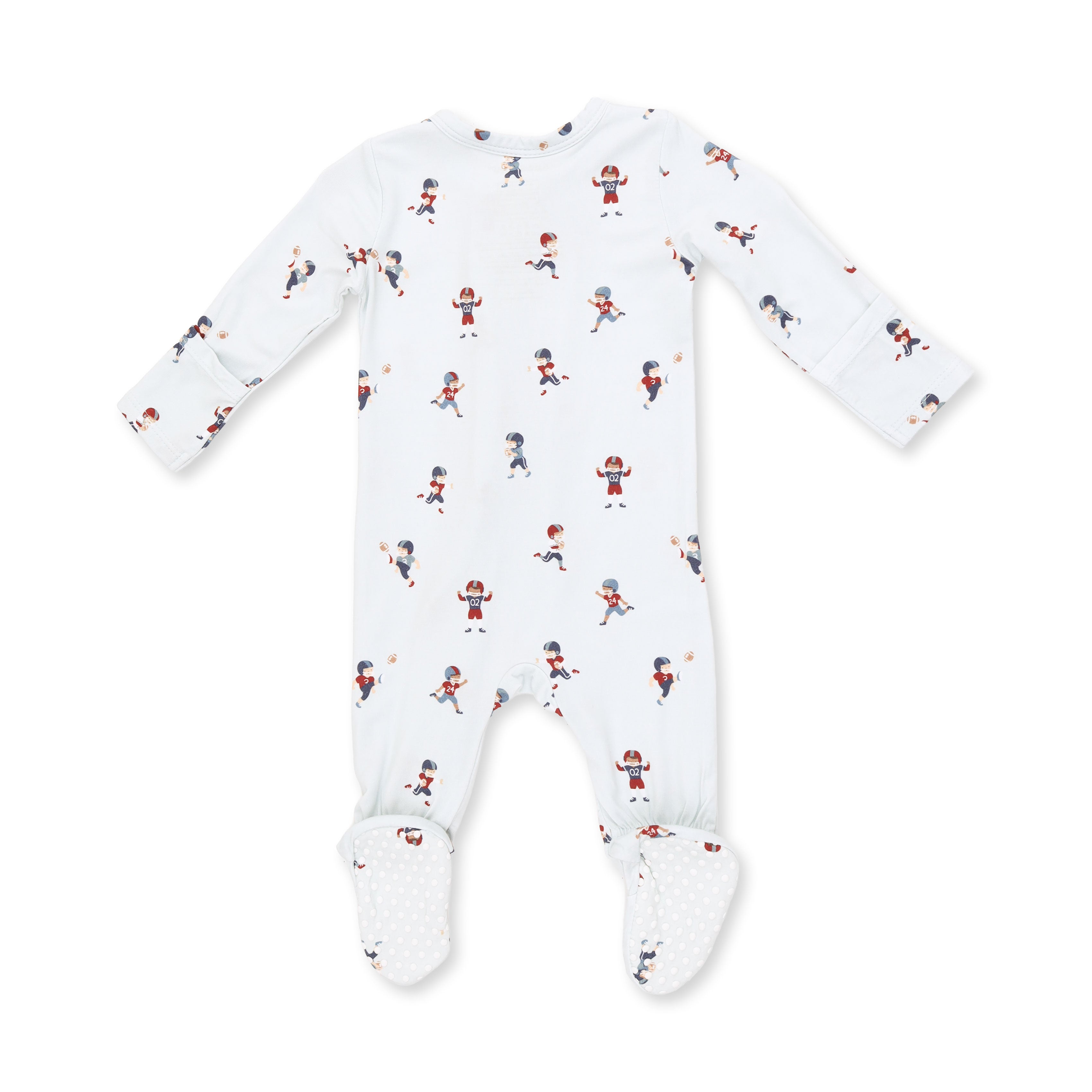 Tiny Footballers - 2 Way Zipper Footie