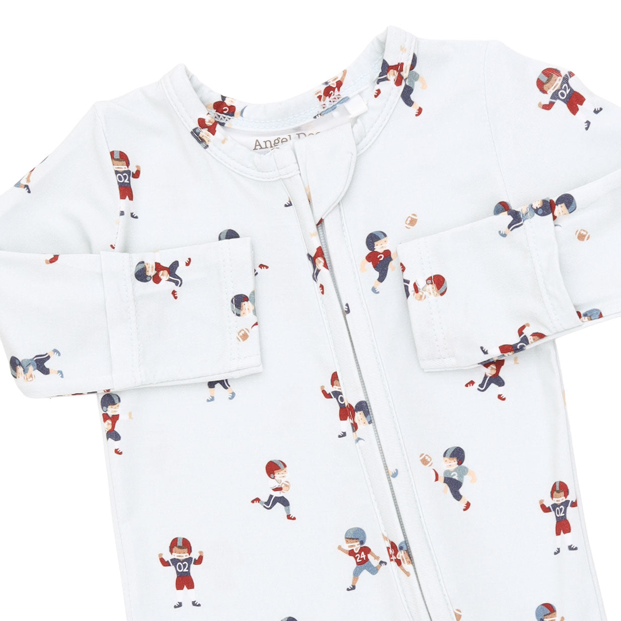 Tiny Footballers - 2 Way Zipper Footie