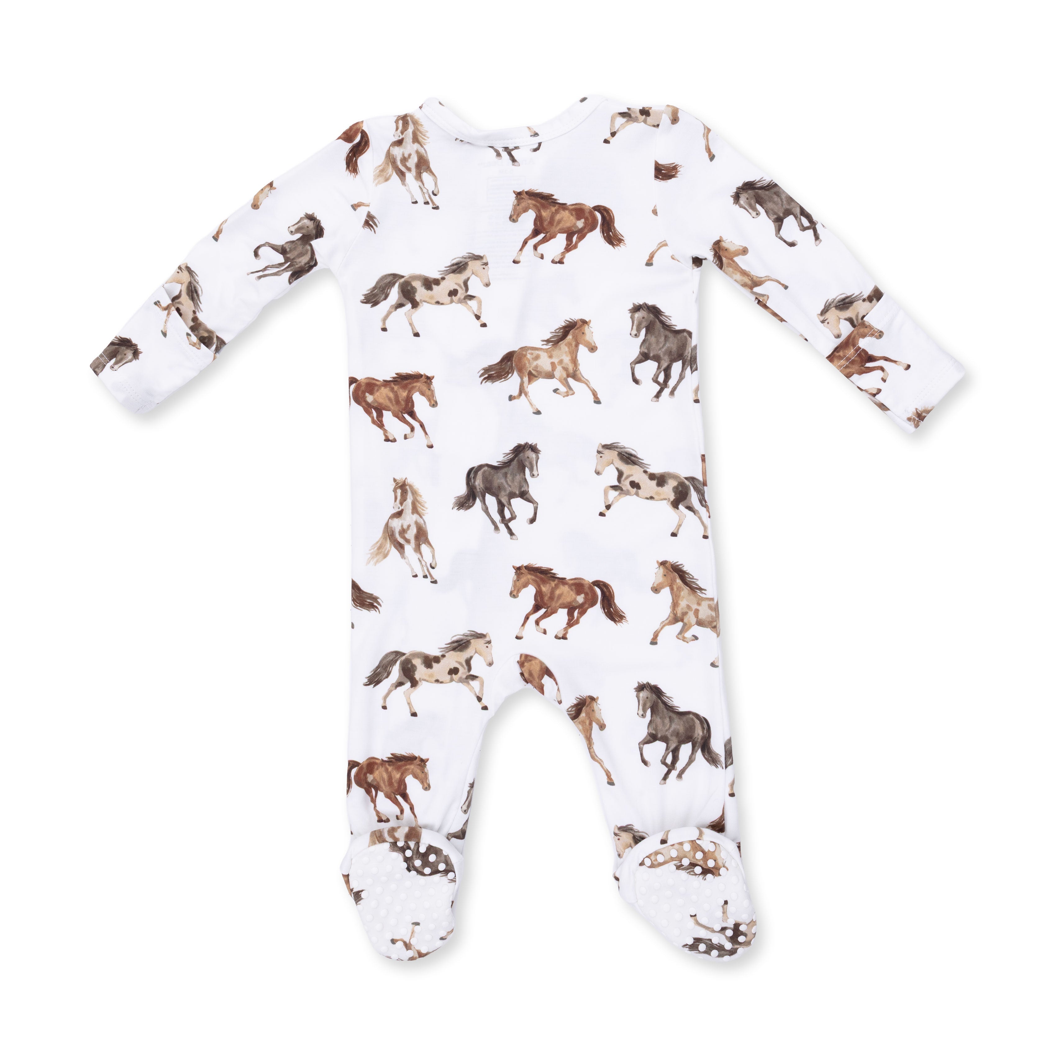 Wild Horses - 2 Way Zipper Footie