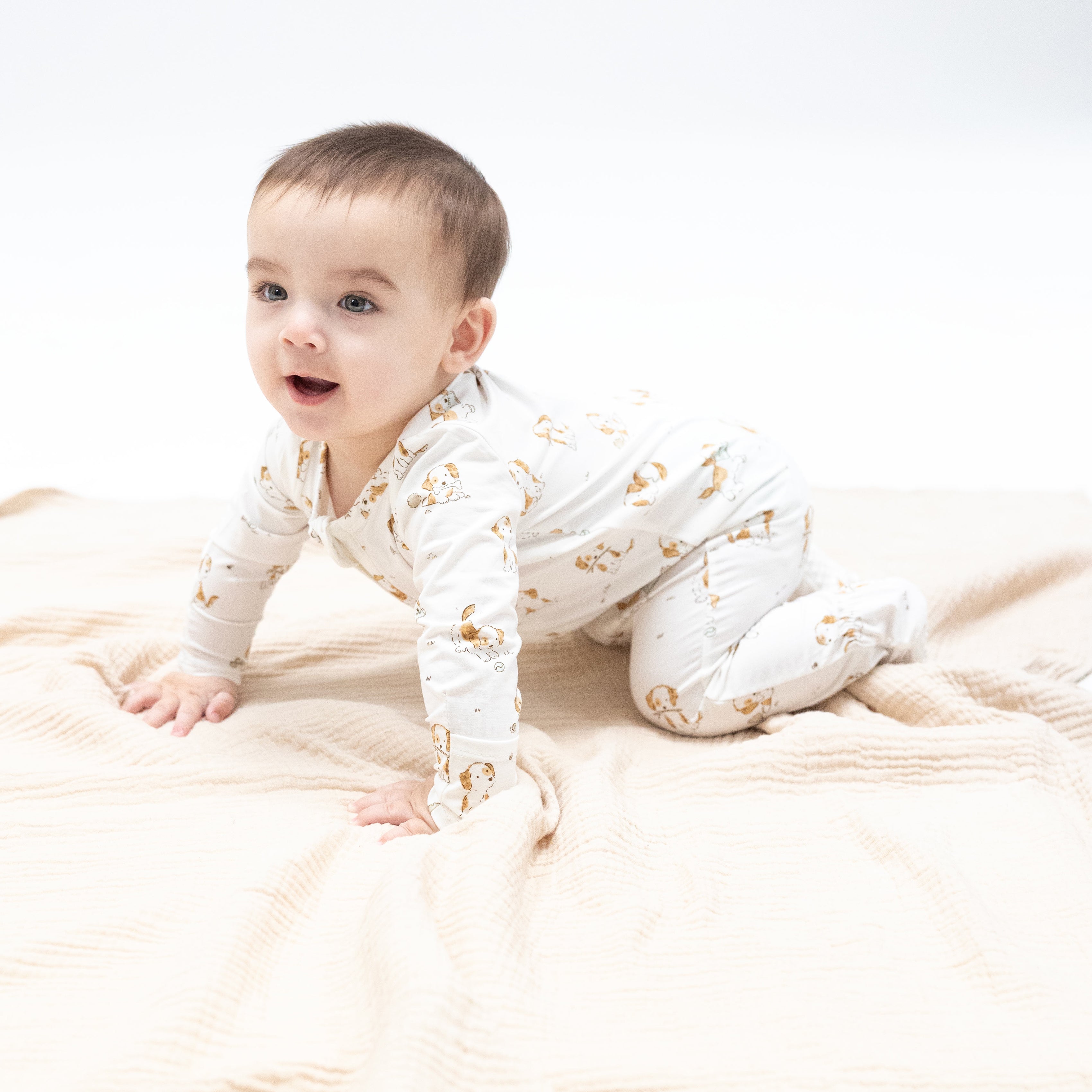 Explorer Puppy - 2 Way Zipper Footie