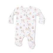 Easter Egg Hunt Uni  - 2 Way Zipper Footie