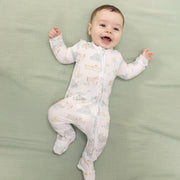 Farm Animal Party - 2 Way Zipper Footie