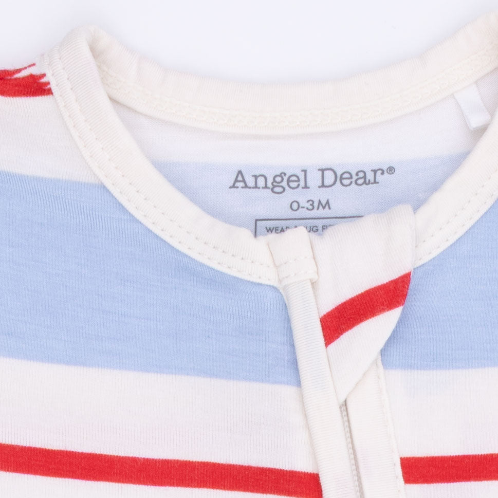 Preppy Rugby - 2 Way Zipper Footie