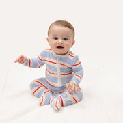 Preppy Rugby - 2 Way Zipper Footie