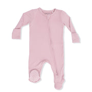 Solid Peachskin - 2 Way Zipper Footie