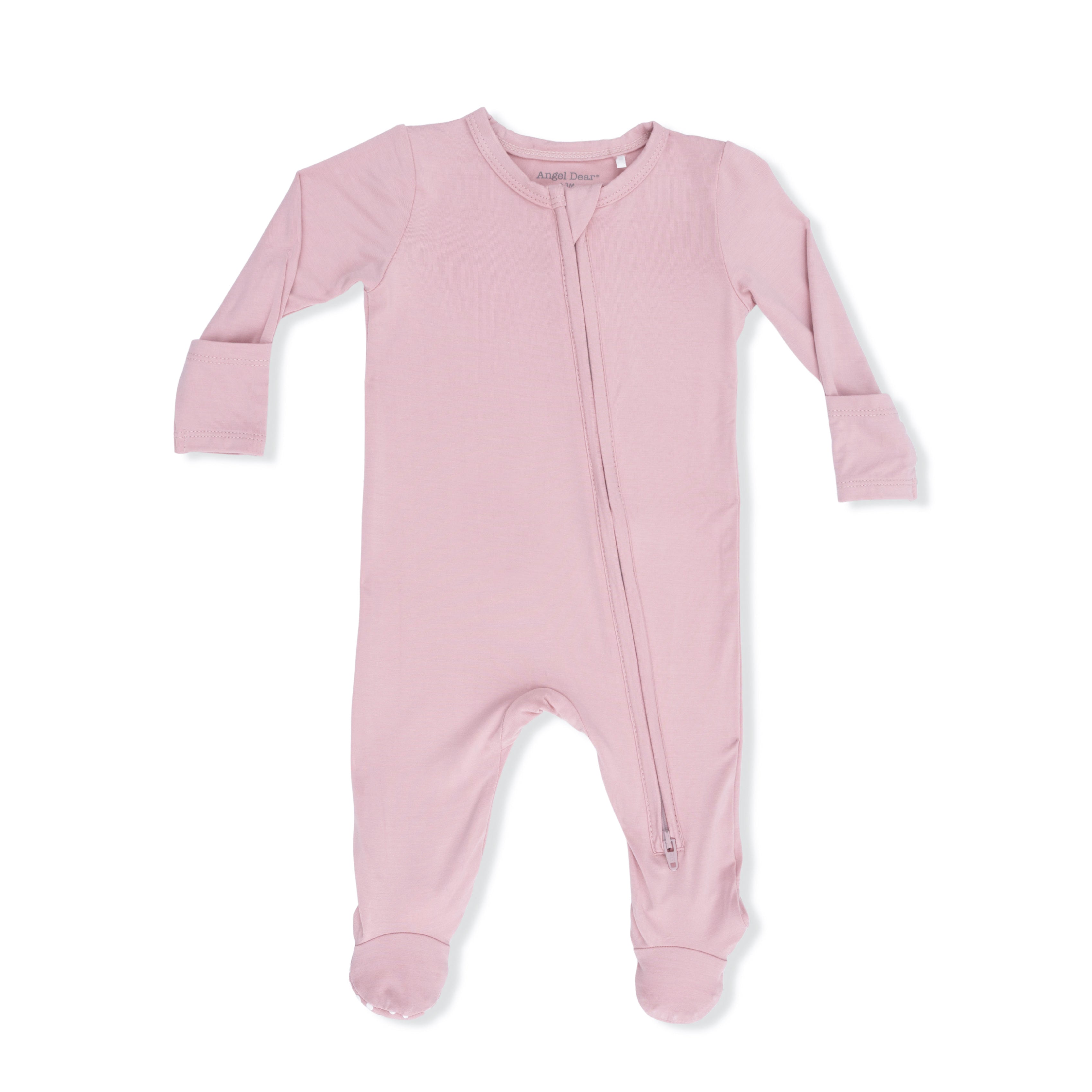 Solid Peachskin - 2 Way Zipper Footie