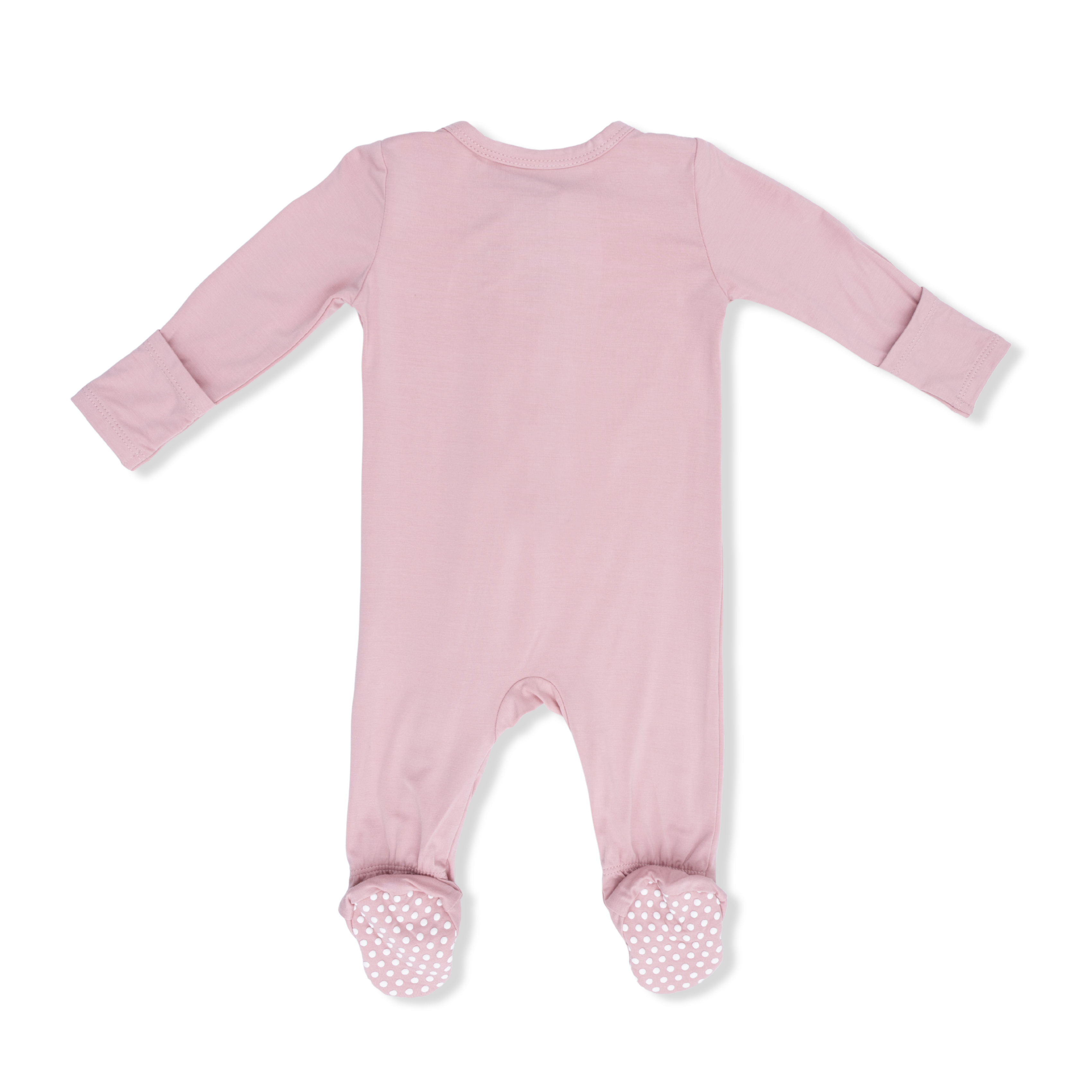 Solid Peachskin - 2 Way Zipper Footie