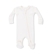 Solid Sugar Swizzle - 2 Way Zipper Footie