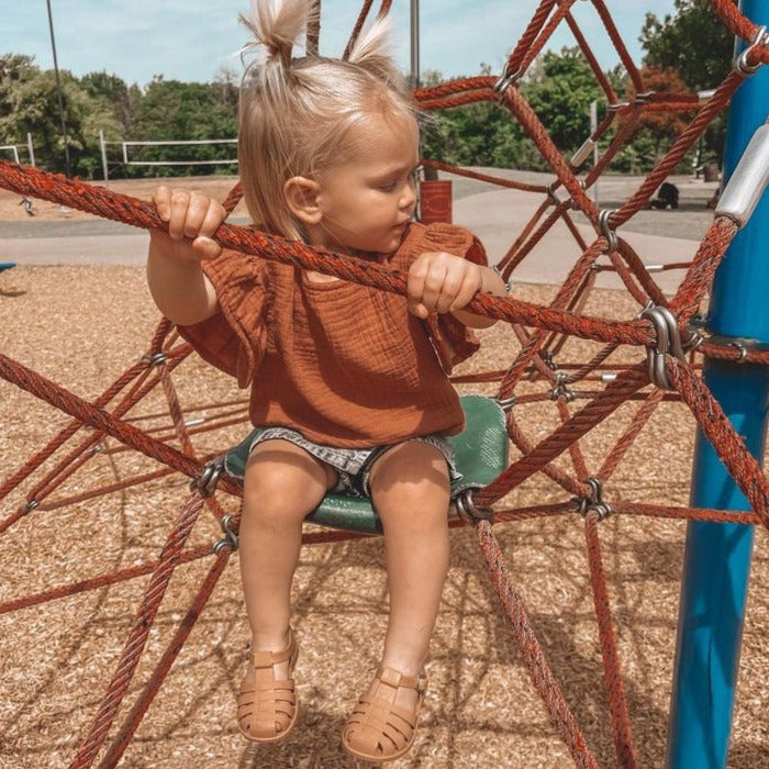 Toddler Jelly Sandals in Clay - Syd