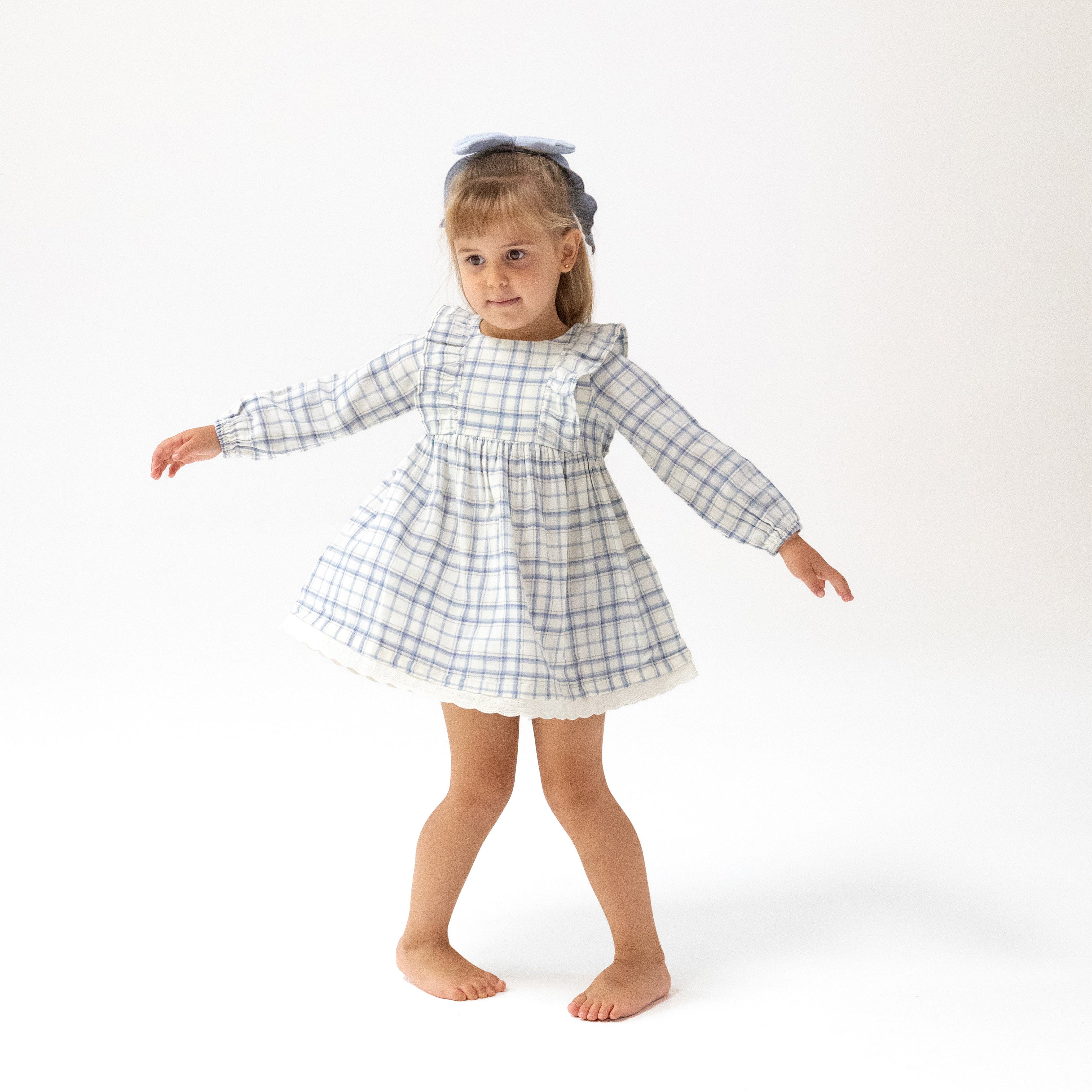 Long Sleeve Dress And Bloomer (2t To 4t Dress Only)