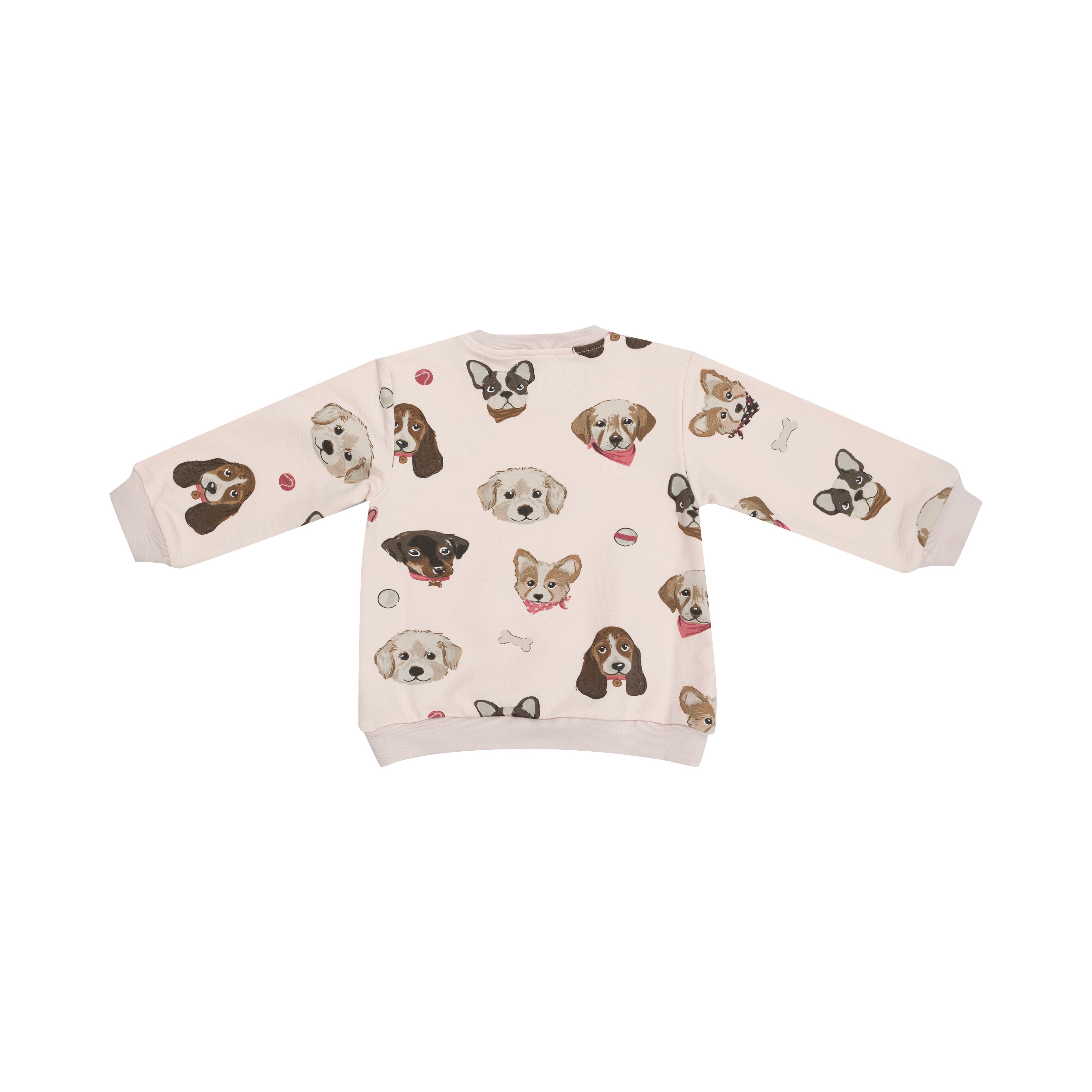 Puffy L/s Oversized Sweatshirt + Legging - Pretty Puppy Faces