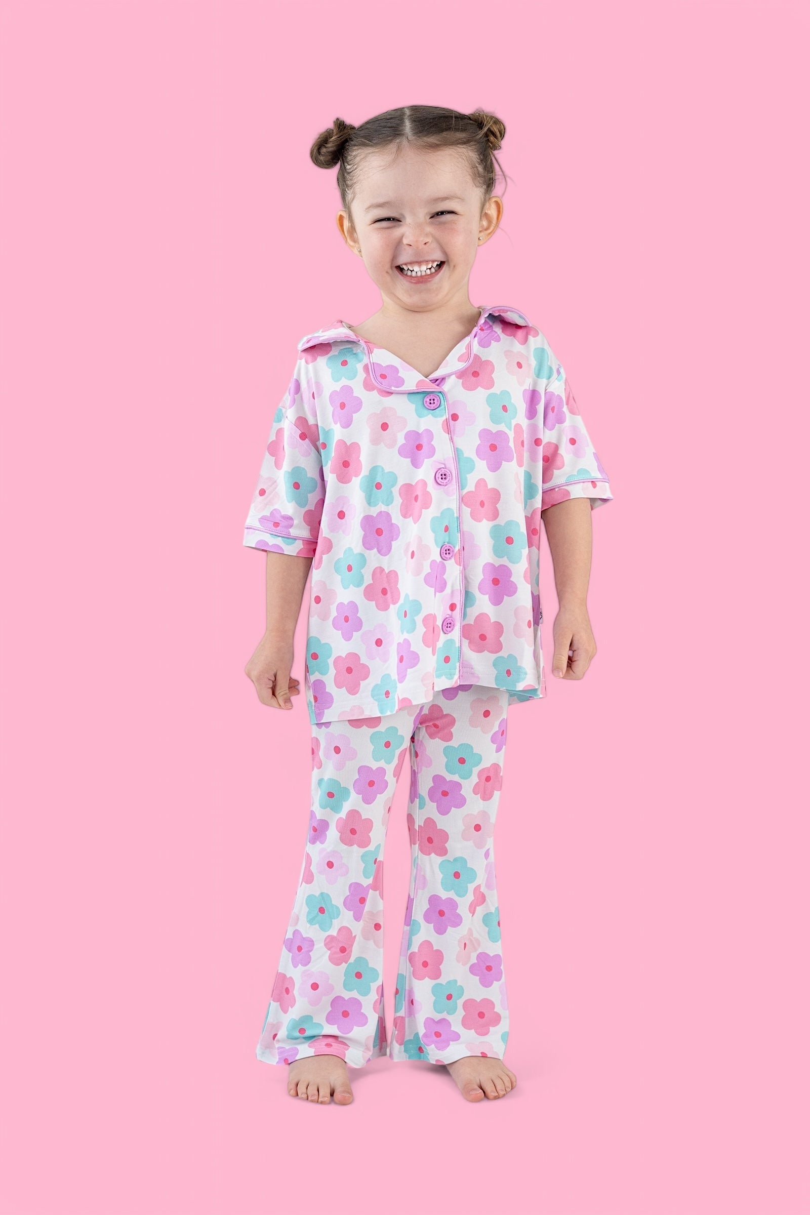 Violet Fields Dream Girl's Flare Set