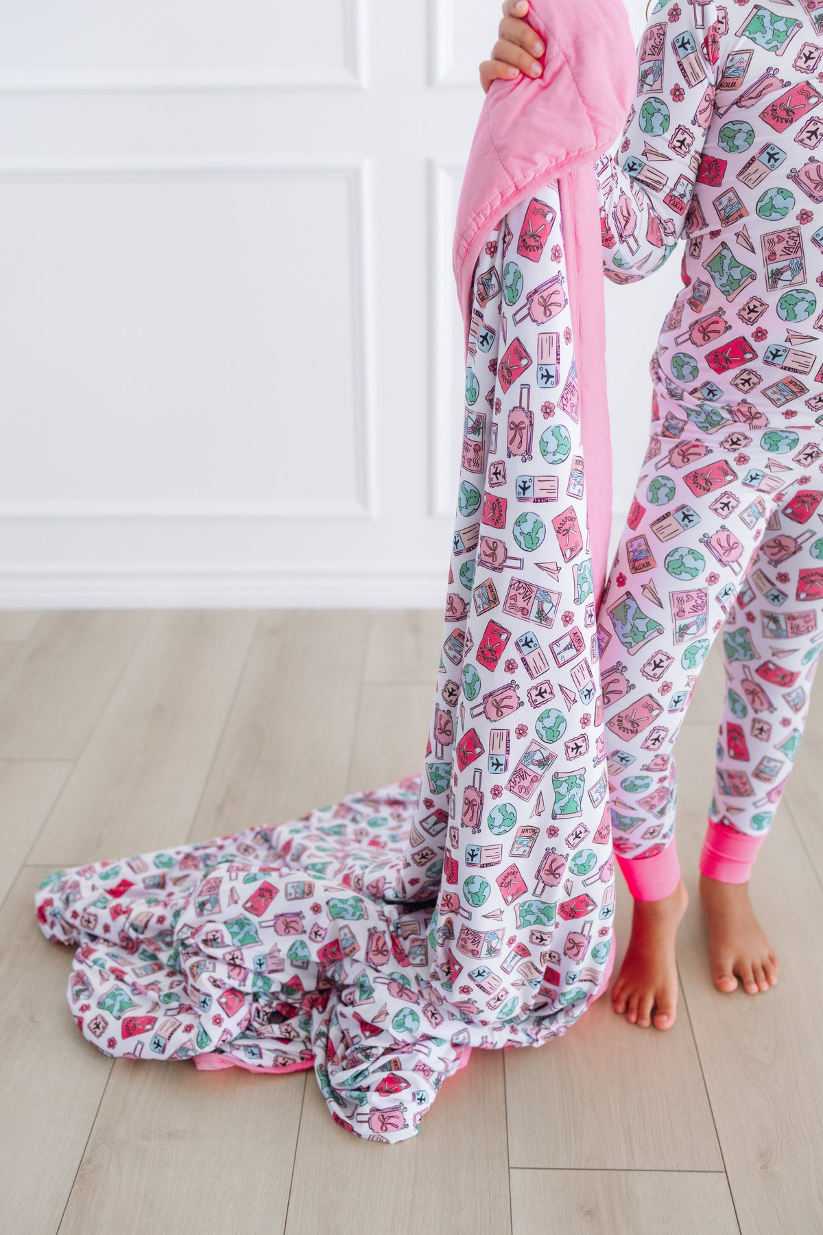 Passport To Paris Cloud Quilted Blanket