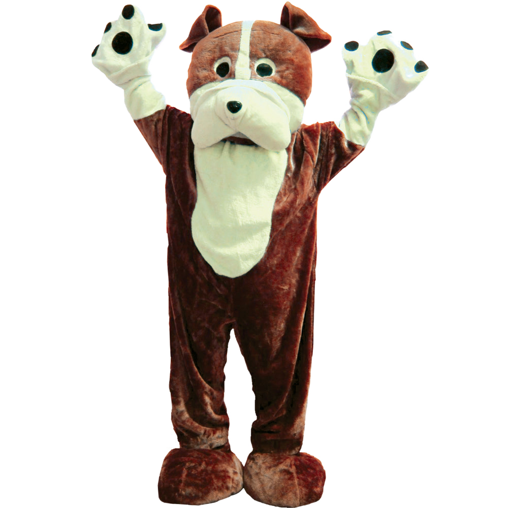 Bulldog Mascot Costume - Adults