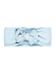 God's Got My Back Blue Headband Ribbed Cotton-bamboo Blend