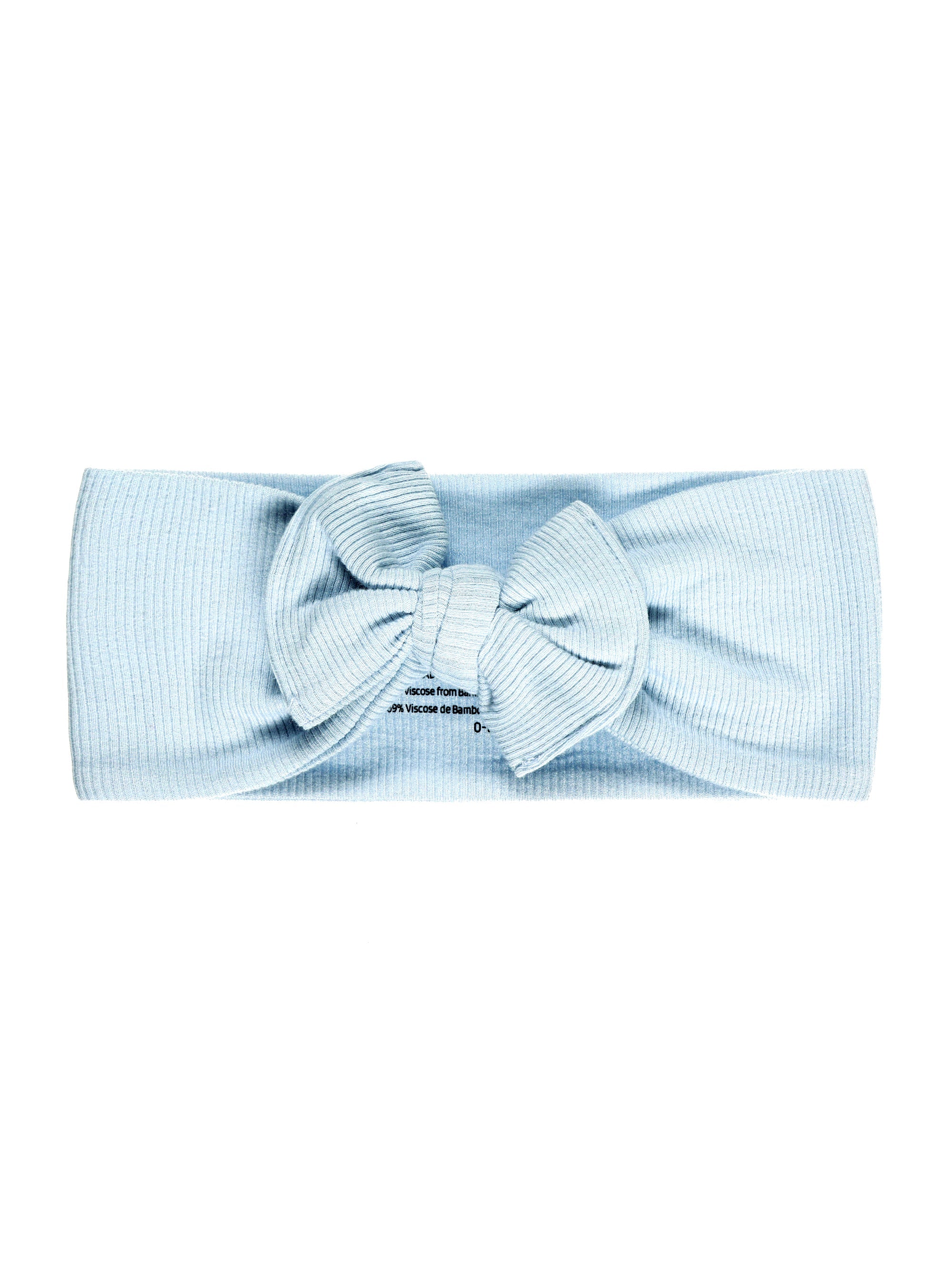 God's Got My Back Blue Headband Ribbed Cotton-bamboo Blend
