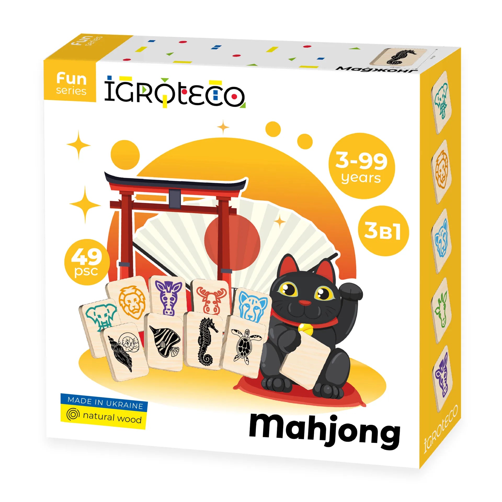 Igroteco Mahjong Puzzle Set - 49 Pieces
