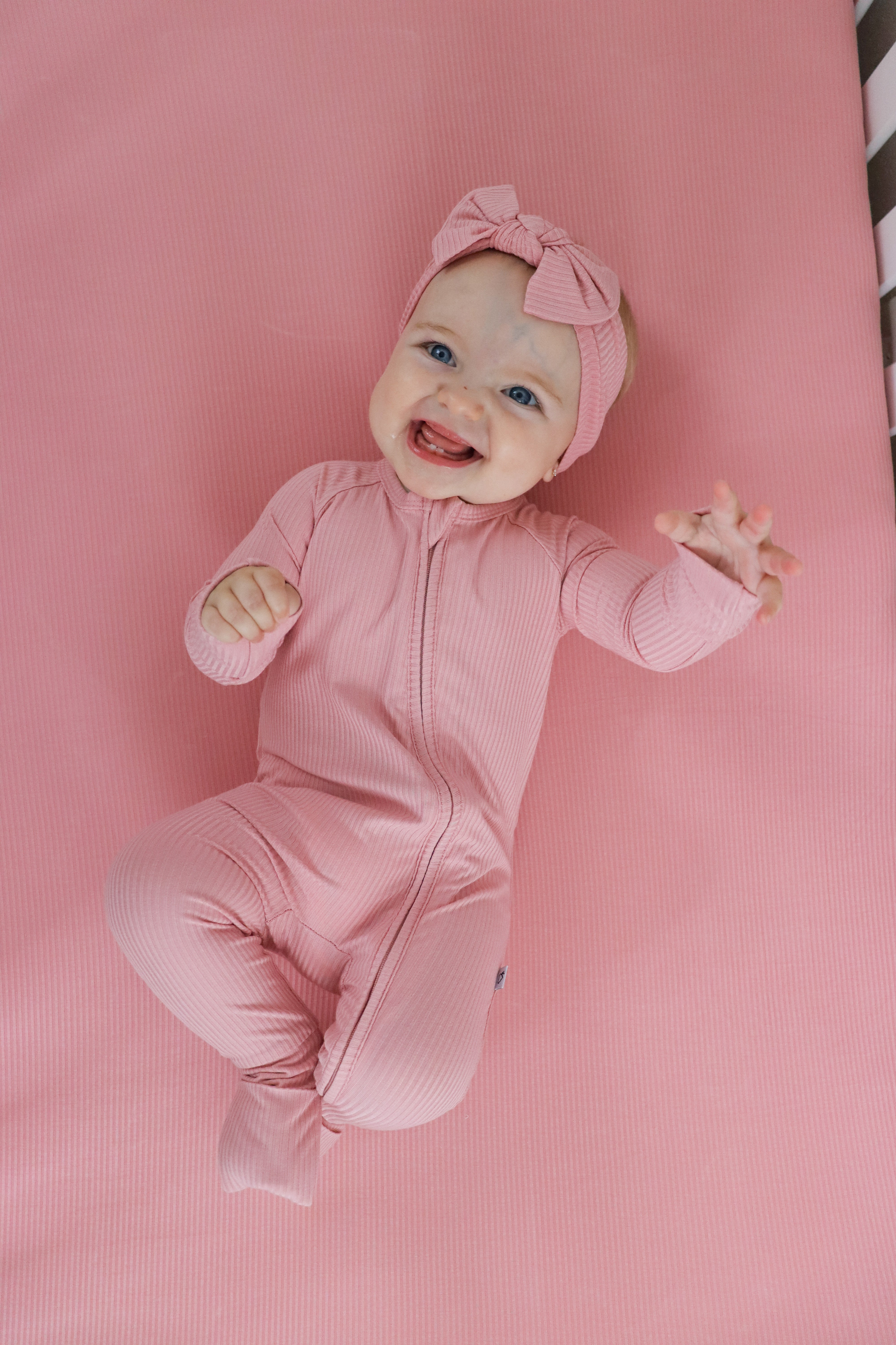 Mauve Rib Dream Romper