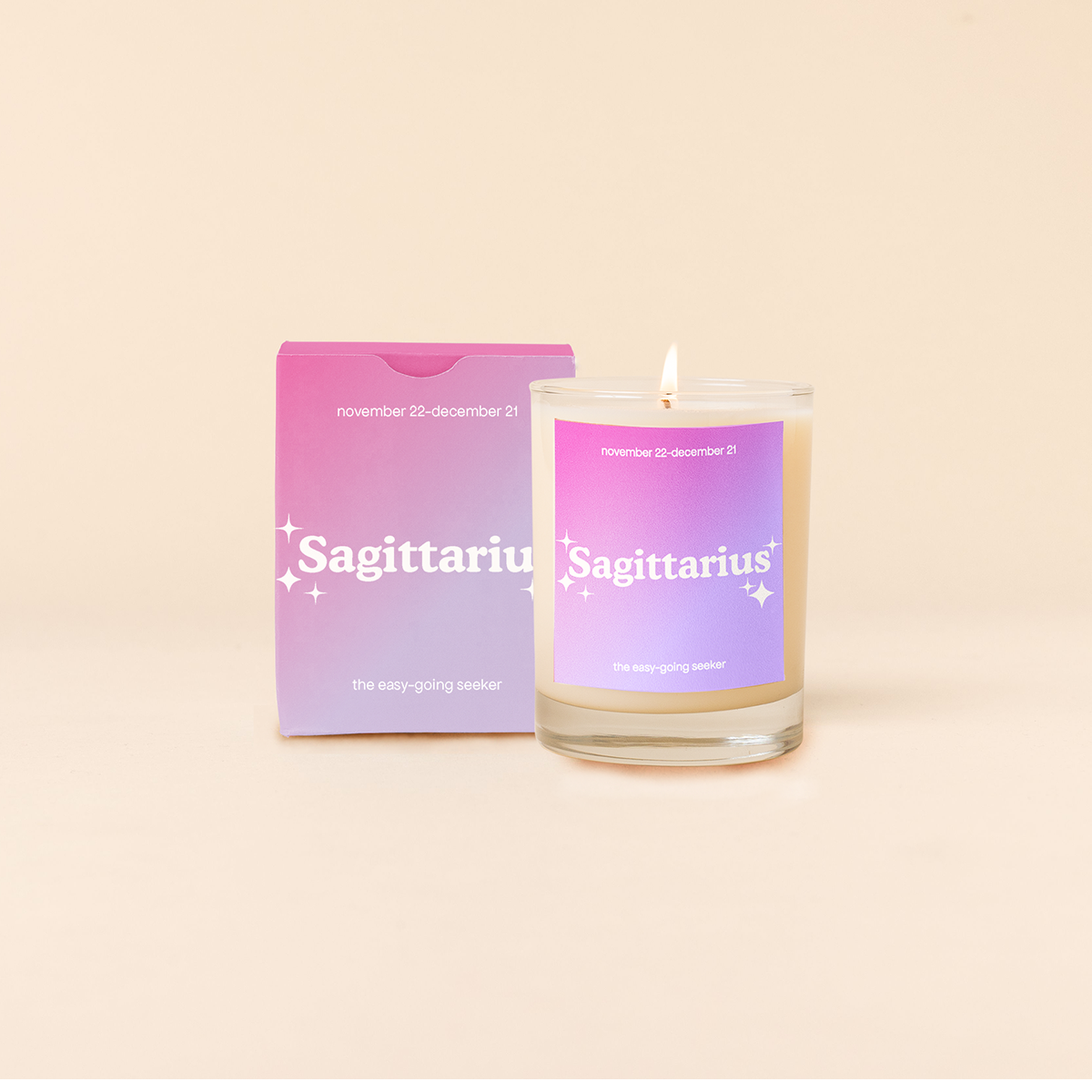 Candle Rocks Glass - Astrology