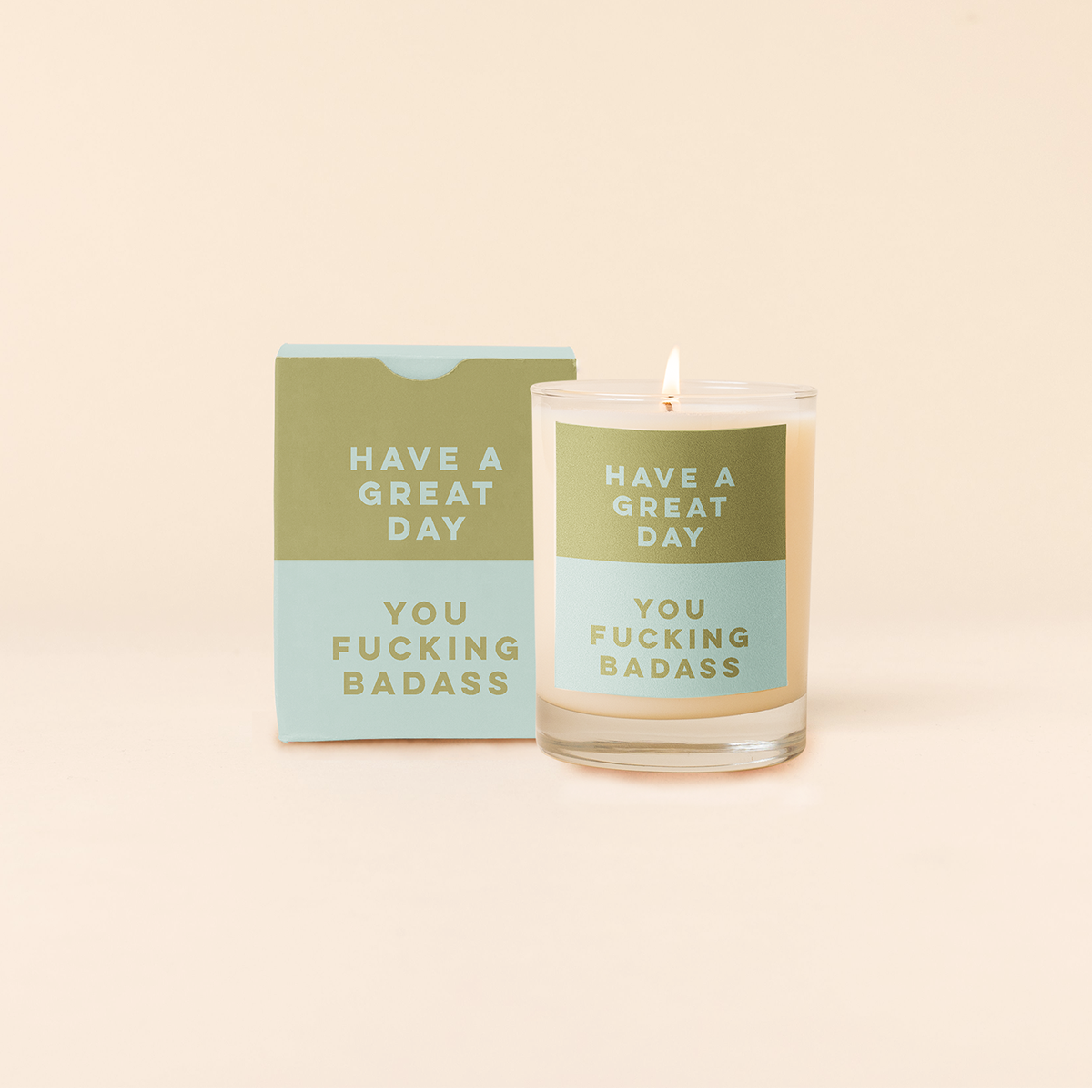 Candle Rocks Glass - Color Me Happy