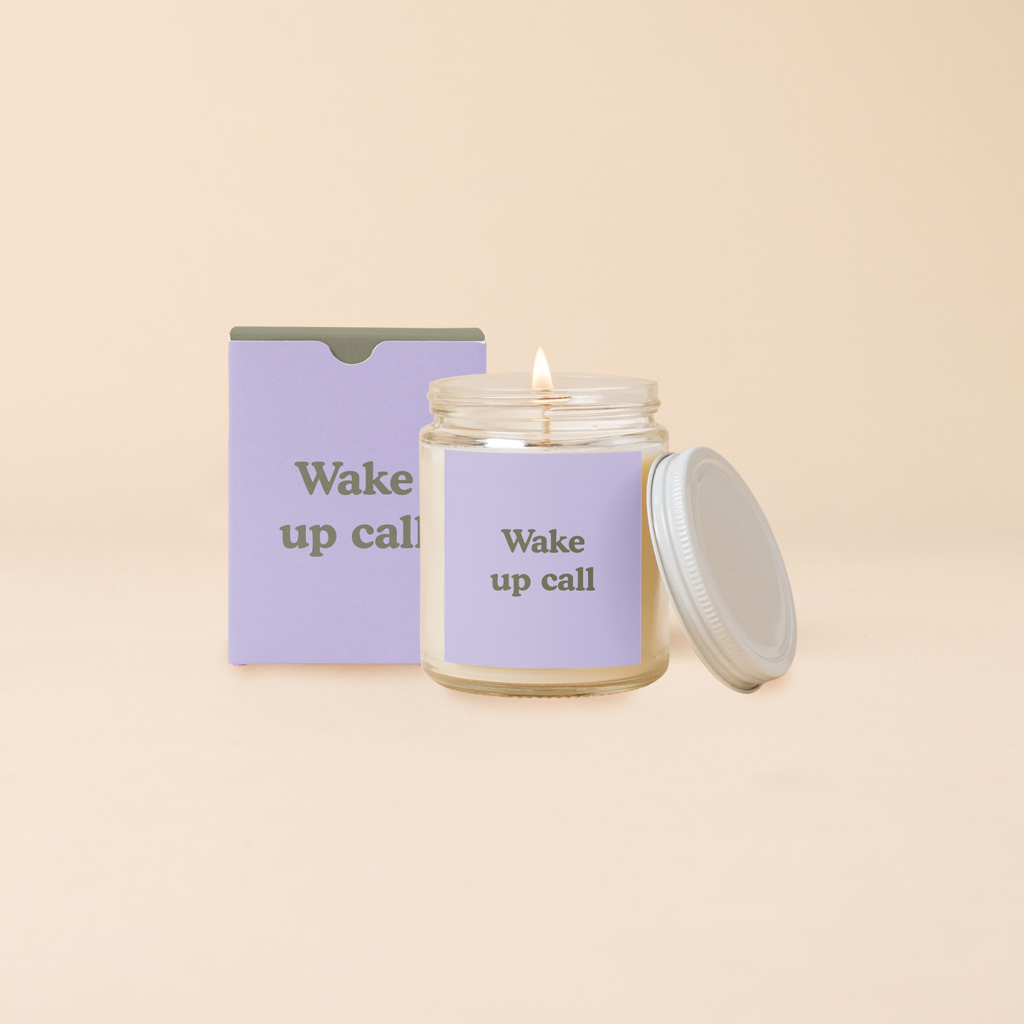 Candle Jar W/lid - Yippie