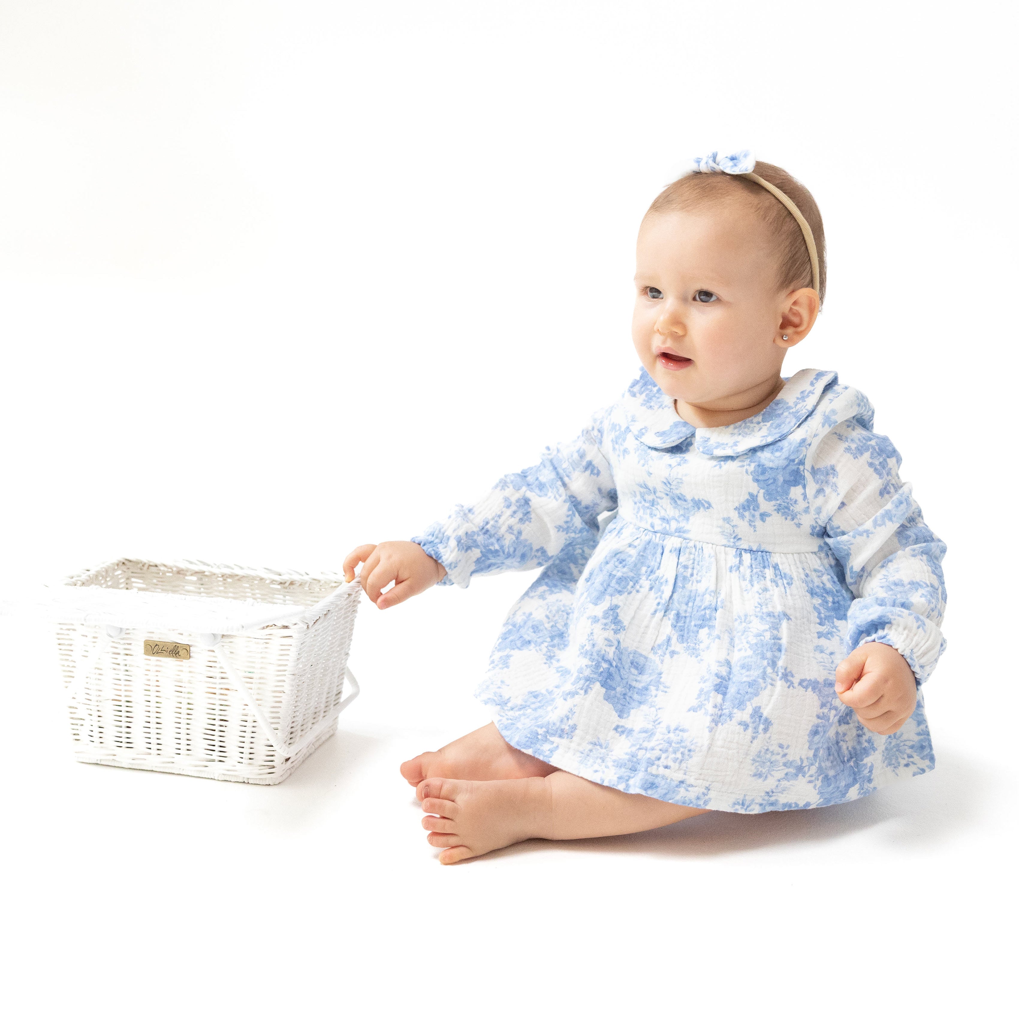 Long Sleeve Peter Pan Collar Bubble With Skirt