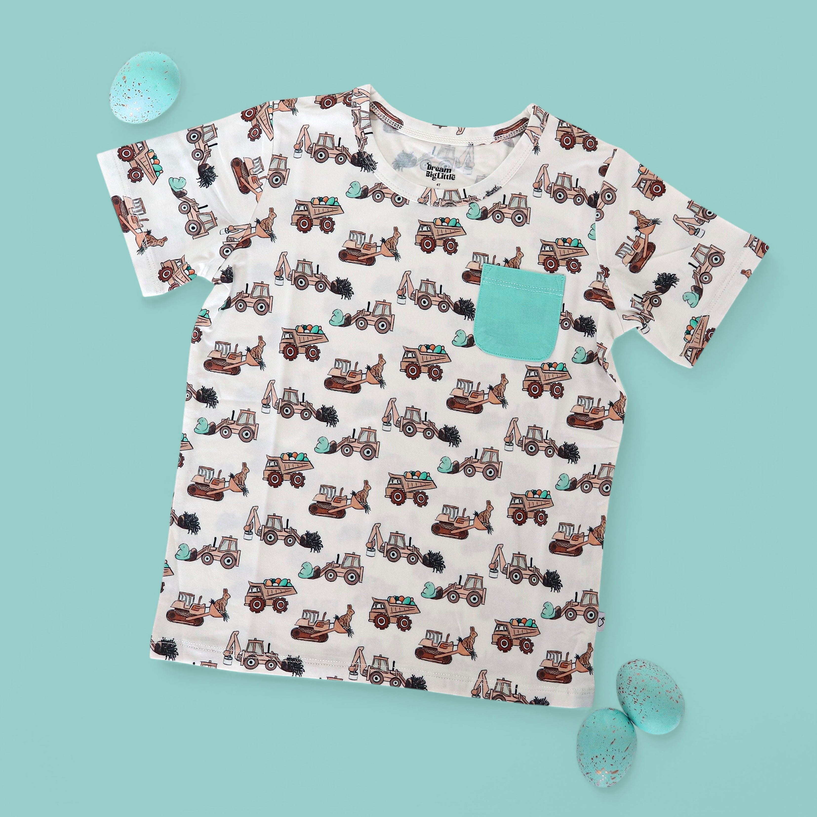 Haulin' Eggs Dream Pocket Tee