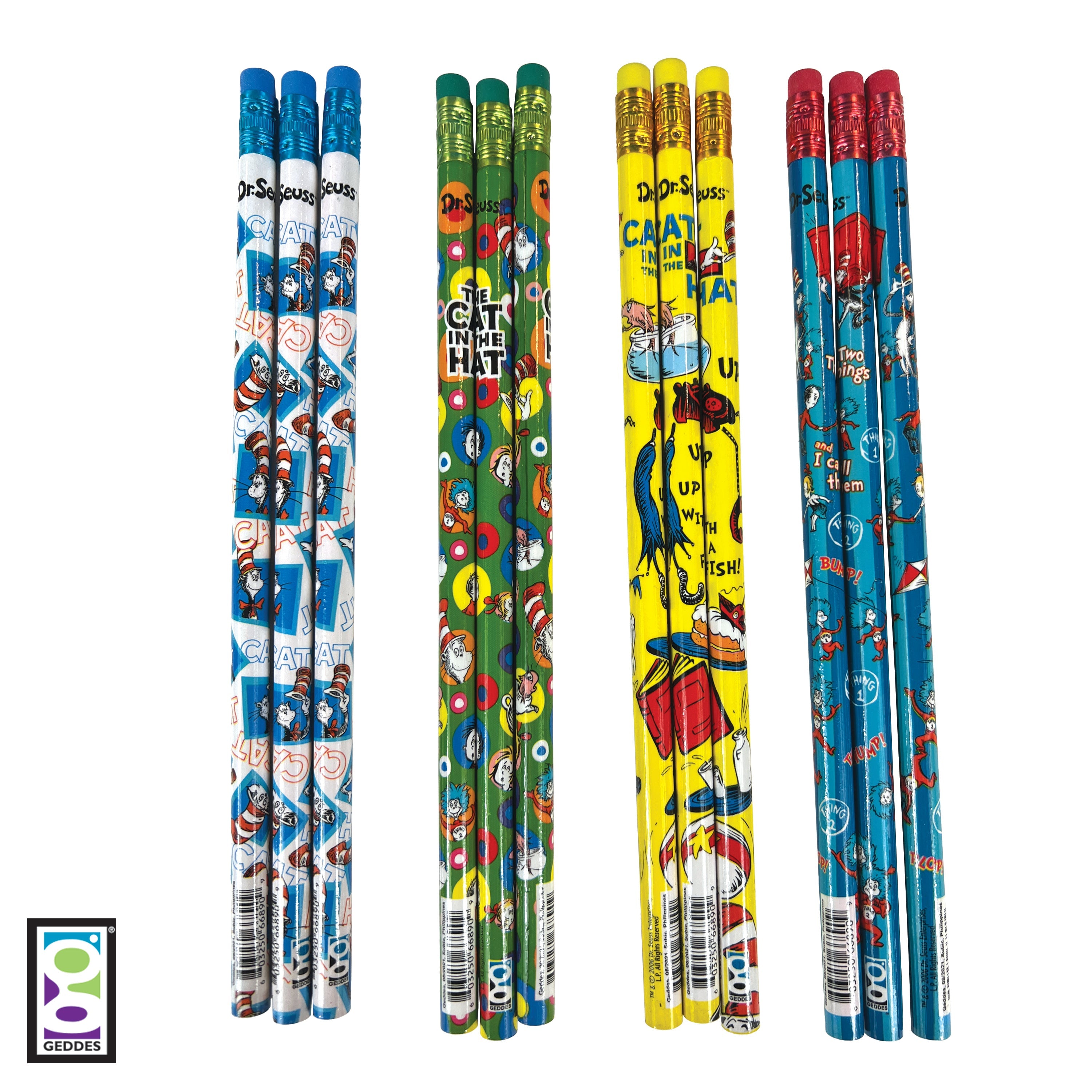 Dr. Seuss™ Cat In The Hat Pencils - 144 Per Display